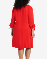 Cece tie sleeve shift dress outlet